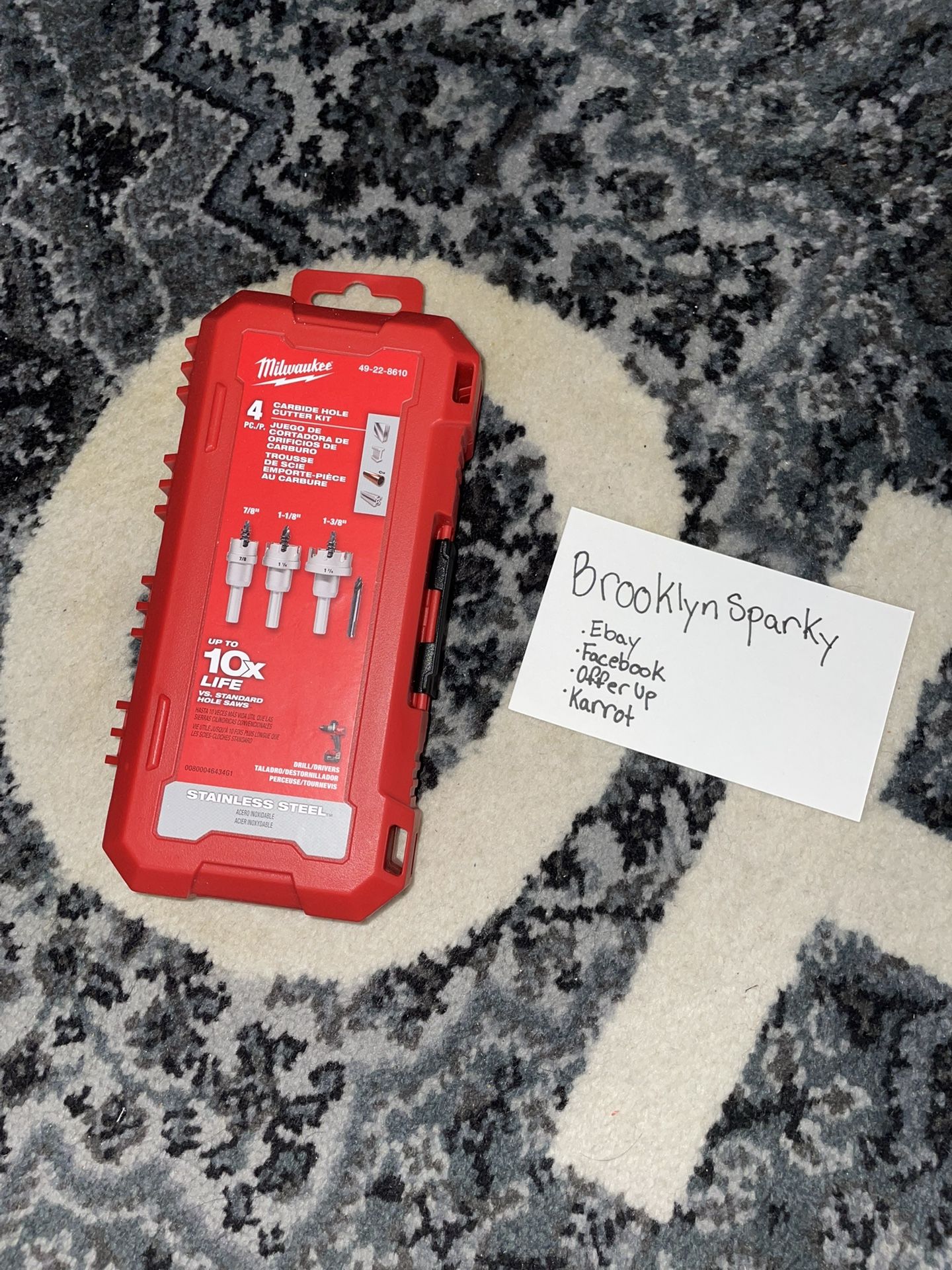 Milwaukee Carbide Whole Saw kit