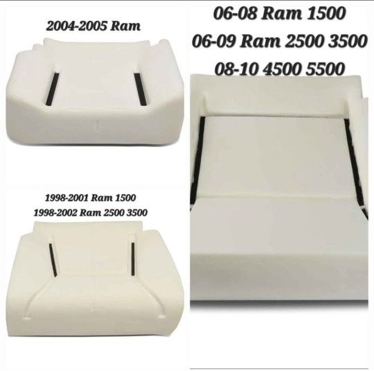 98-02 Ram 04-05 Dodge Ram 06-10 Ram Driver Side Bucket Seat Cushion Pad