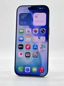 Unlocked Apple iPhone 16 Pro A3083 128GB White Titanium 91% BH