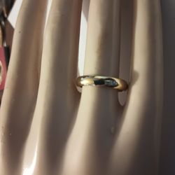 Gold Plated Stainless Steel Band