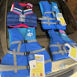 Life Jacket Family Pack Of 4