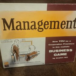 Vintage 1960 Avalon Hill (Management Business Board Game) 