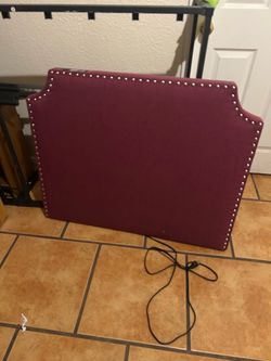 Twin headboard and base