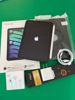 Apple Ipad Mini 6th Generation (8.3” Retina/2021) 64GB with stylus pen, case & Accessories (256GB $399)