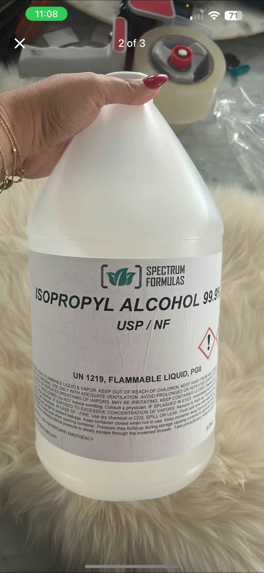 ISOPROPYL ALCOHOL 99.9% 