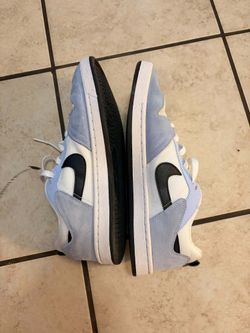 Nike Low-Top Sneakers Light Blue Suede