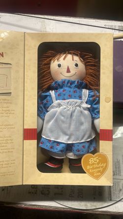 85th birthday raggedy Ann doll new