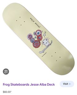 FROG SKATEBOARDS JESSE ALBA DECK. 