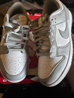 Nike dunk white light  smoke grey