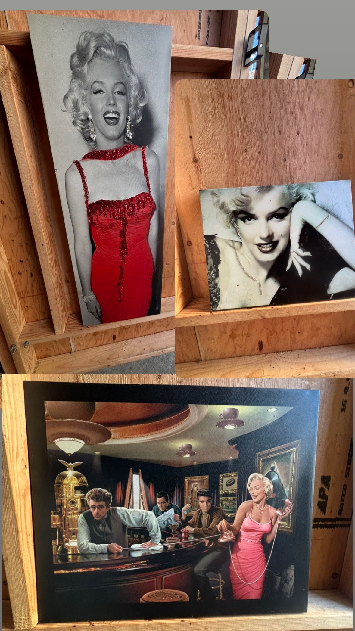 3 Marilyn Monroe Portraits