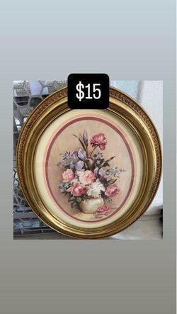 Flowered Picture Frame