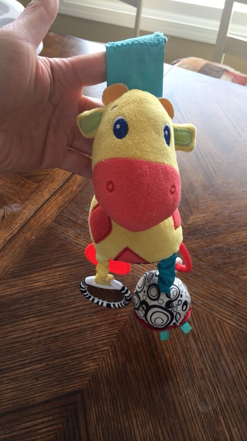 Cute stroller or car set giraffe toy