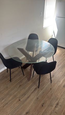 Glass table