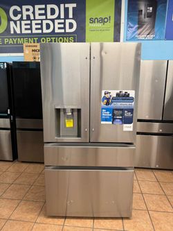 LG 26 Cu Ft Smart Counter Depth MAX French Door Refrigerator with Full Convert Drawer Stainless