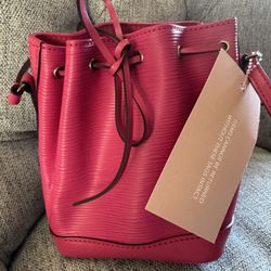 Louis Vuitton Epi nano noe Shoulder Bag pink