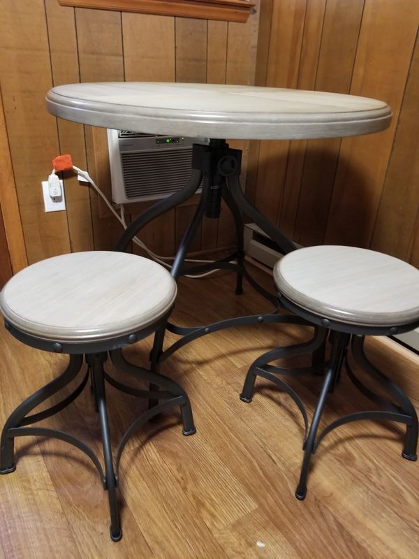 Kitchen Table Whalen Brown 3 Piece Dining Set With Round Counter Kitchen Table Whalen Brown 3 Piece Dining Set With Round Counter Height