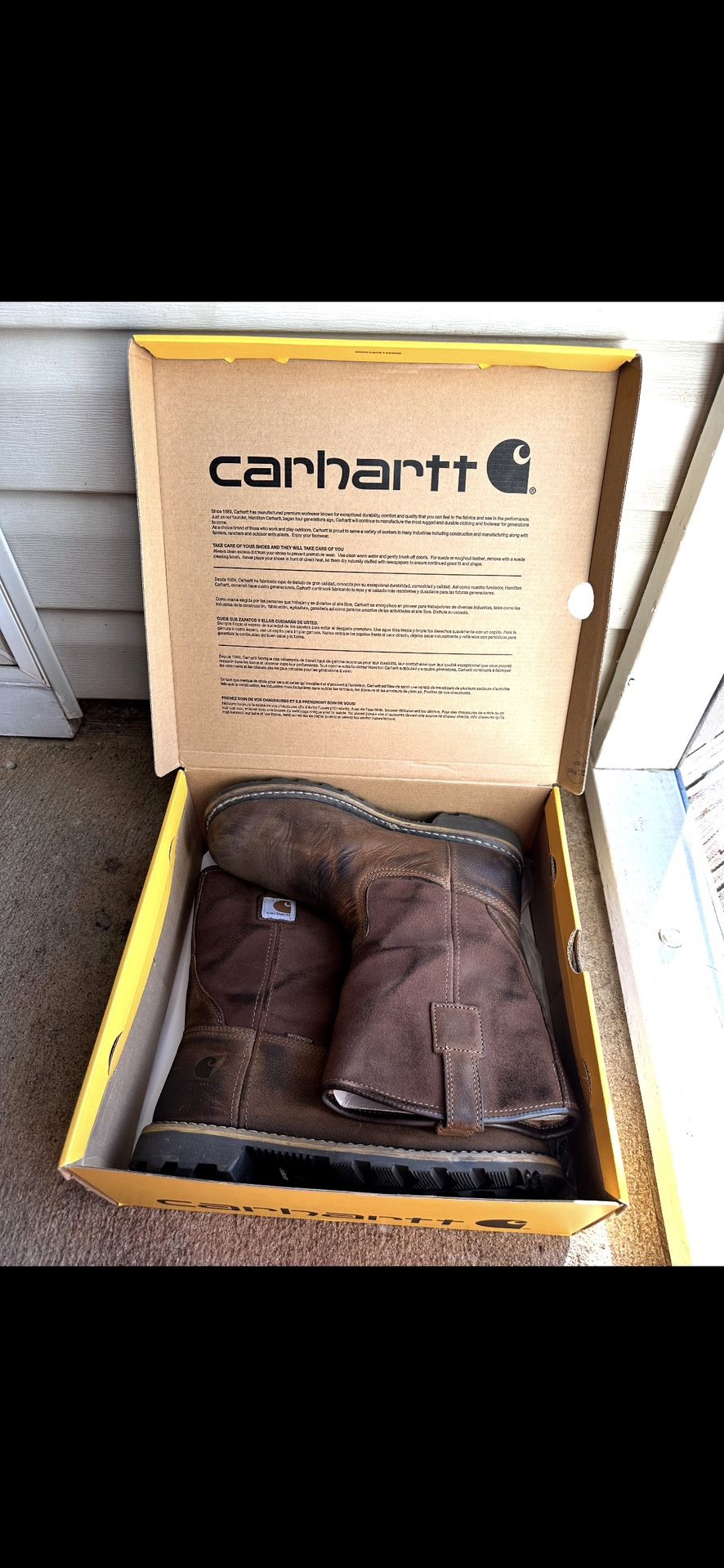 Carhart Size 10.5 Men’s Waterproof Boot (Style# CMP1053)