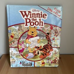Winnie The Pooh Jumbo Look & Find Board Book Hardcover 