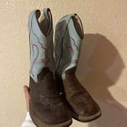 Girls Western Square Boots