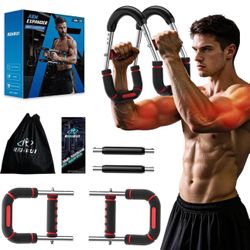 Twister Arm Trainer, Adjustable 5 Resistance Levels (40-130 lbs), Red