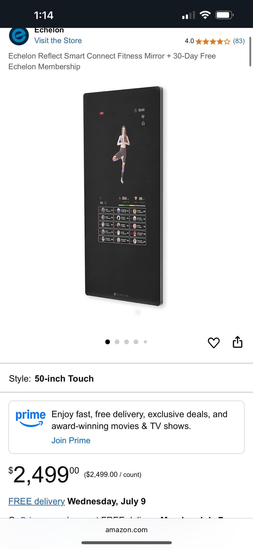 Exercise Interactive Mirror
