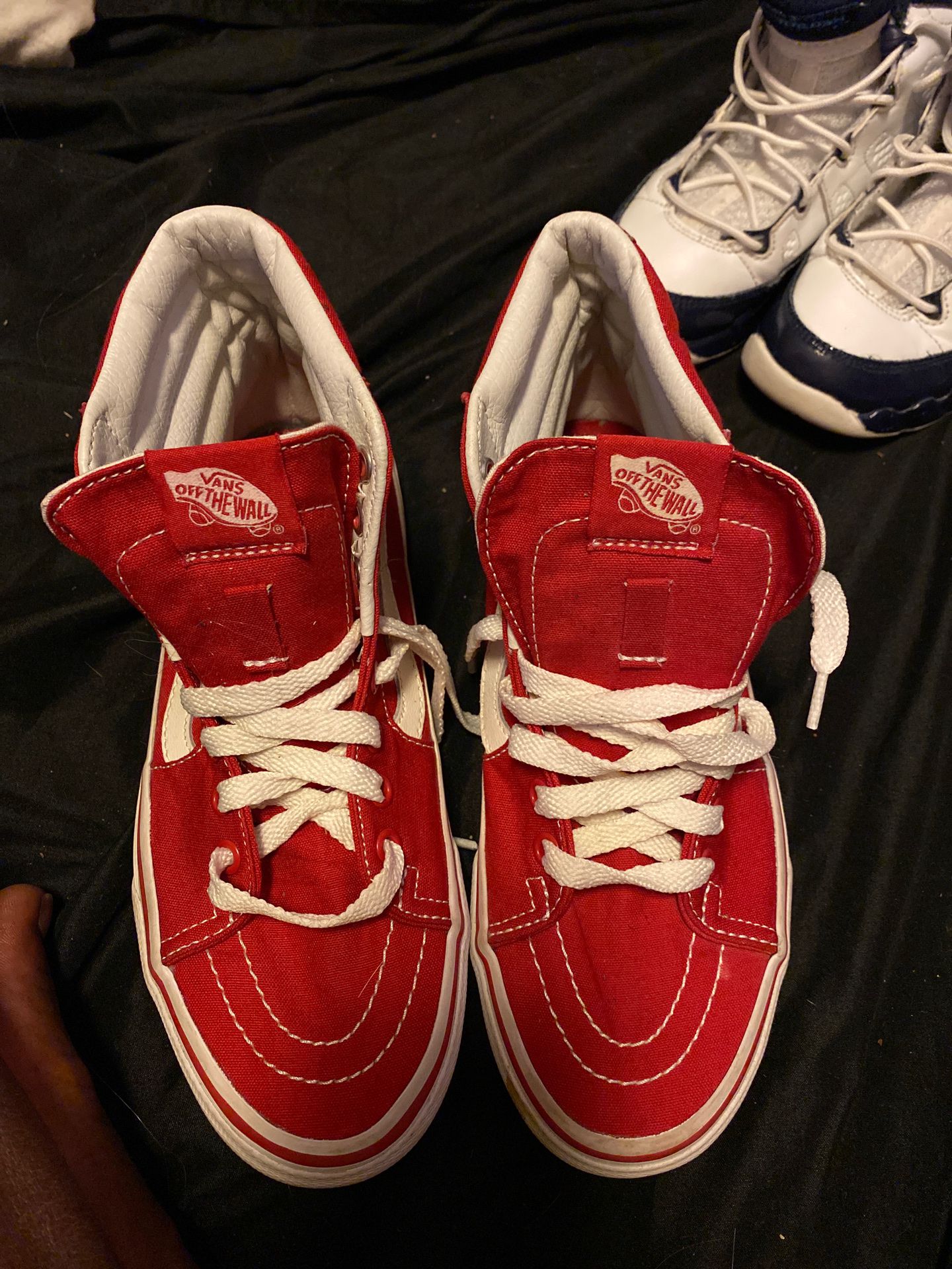 All red vans