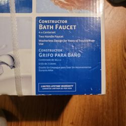 4 Inch Chrome Faucet