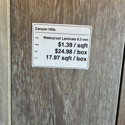 Canyon Hills Waterproof Laminate Flooring