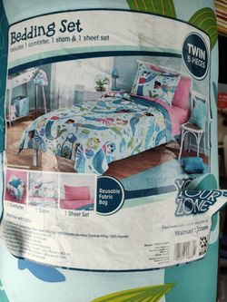 Girls twin bed set