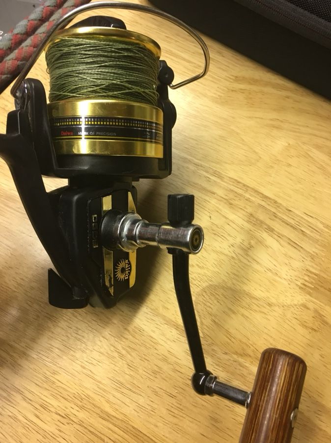 Daiwa BG90 fishing reel, used 3 times