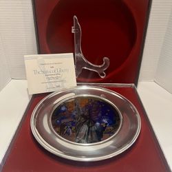 1986 Statue Of Liberty Commemorative Plate 