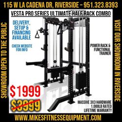 VESTA PRO SERIES ULTIMATE HALF RACK COMBO