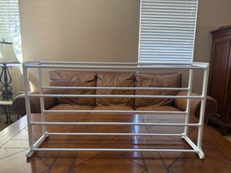 Multi Tier White Shoe Rack / Organizer