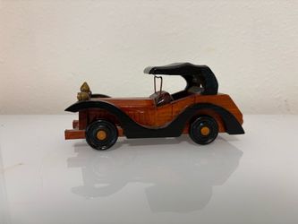Wooden Vintage Classic Car Model
