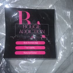 Bob Frontal Wig  14 Inch Brand New Great Quality 100% Human Hair 