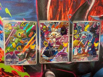 Pokemon First Partner Promos Grookey Scorbunny Sobble