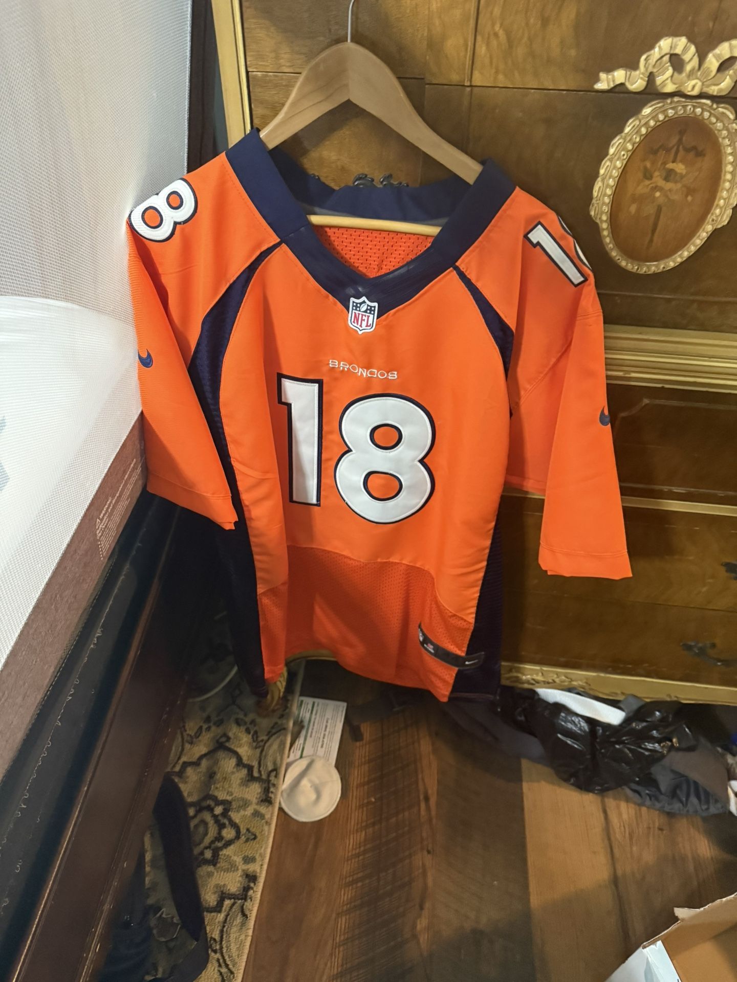 Peyton Manning Denver Broncos Nike On Field NFL Players Jersey Size 44