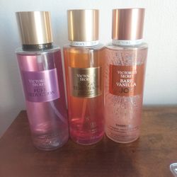 Victoria’s Secret Fragrance Mist Bundle – Set of 3 (Pure Seduction, Mango Temptation, Bare Vanilla Joy)