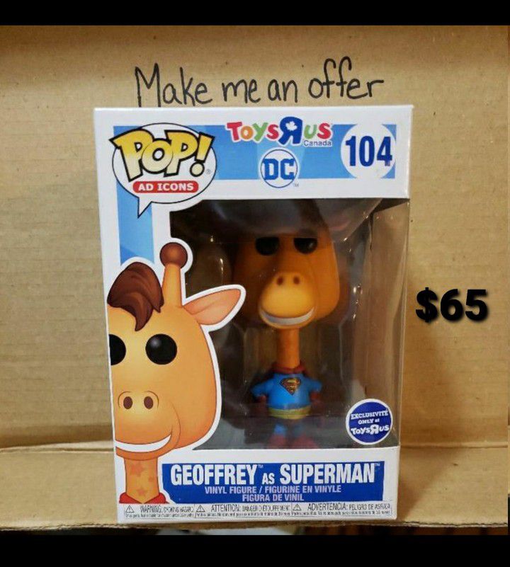Geoffrey As Superman Funko Pop