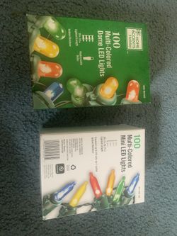 Christmas Multi colored Dome led and Mini led lights