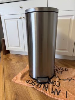 Stainless Steel Step Trash Can