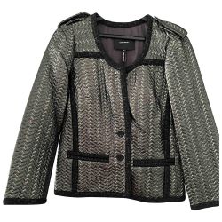 ISABEL MARANT Metallic quilted jacket