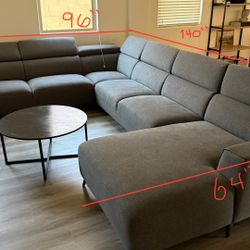 Living Spaces Sectional Couch