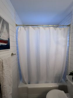 Gold Shower Curtain Rod