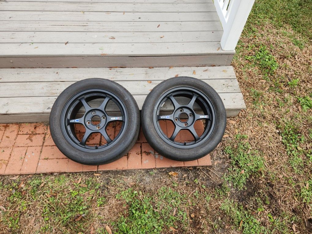 15in 100x4 Hsr Type C Race Wheels