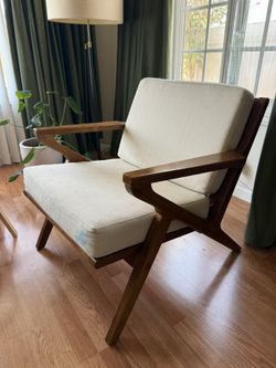 Mid century Modern Upholstered Armchair