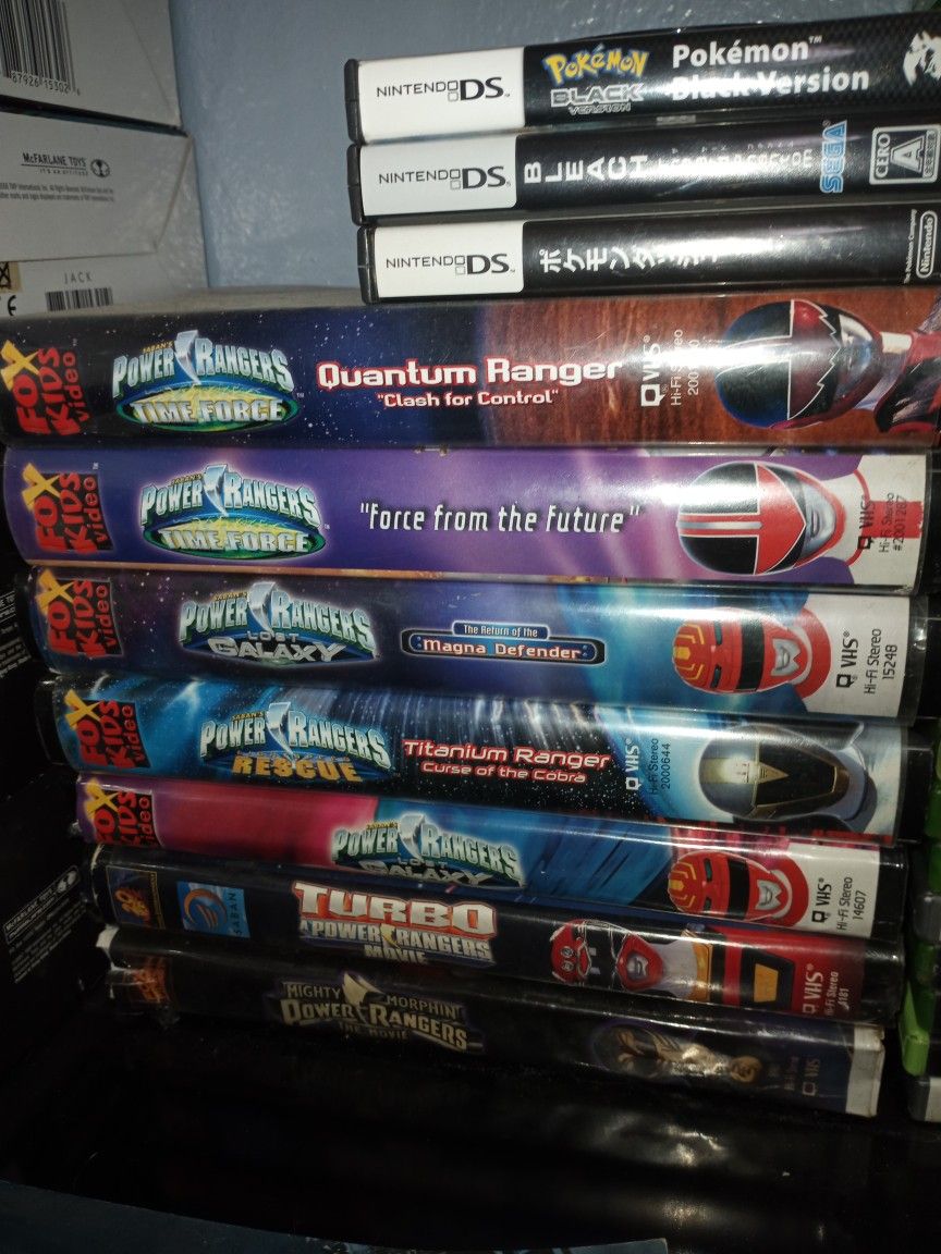 Power Rangers VHS Movies