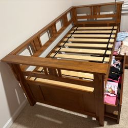 All wood day bed