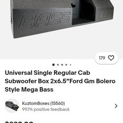 Sub Box And Subwoofers For Sale