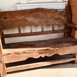 Custom Wood Bench 